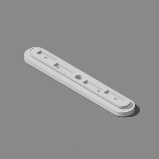 Ricambio corpo RF3 per ventosa CNC F3 240 × 40 mm