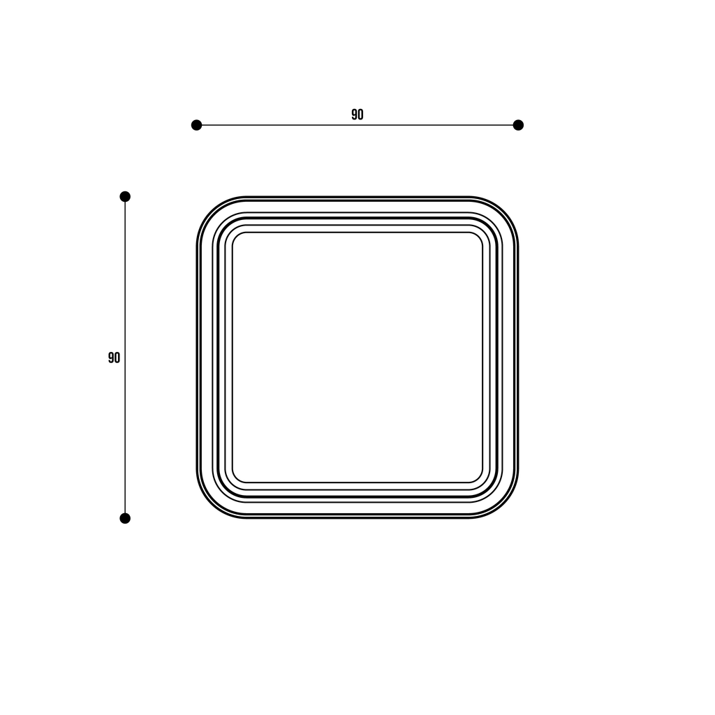 Guarnizione G1M1 per ventosa CNC M1 90×90 mm