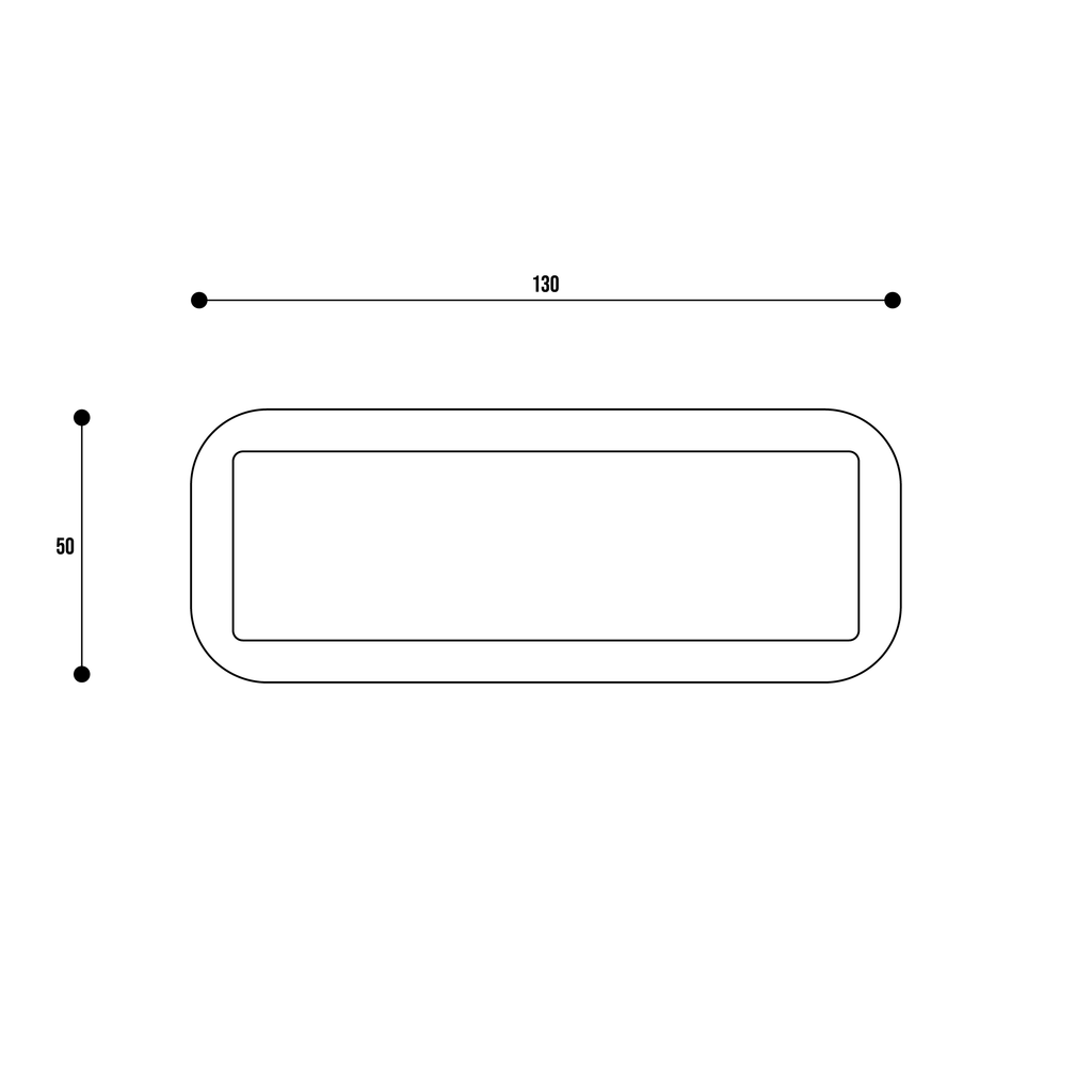 Ventosa CNC M2 130×50 – componente G2M2