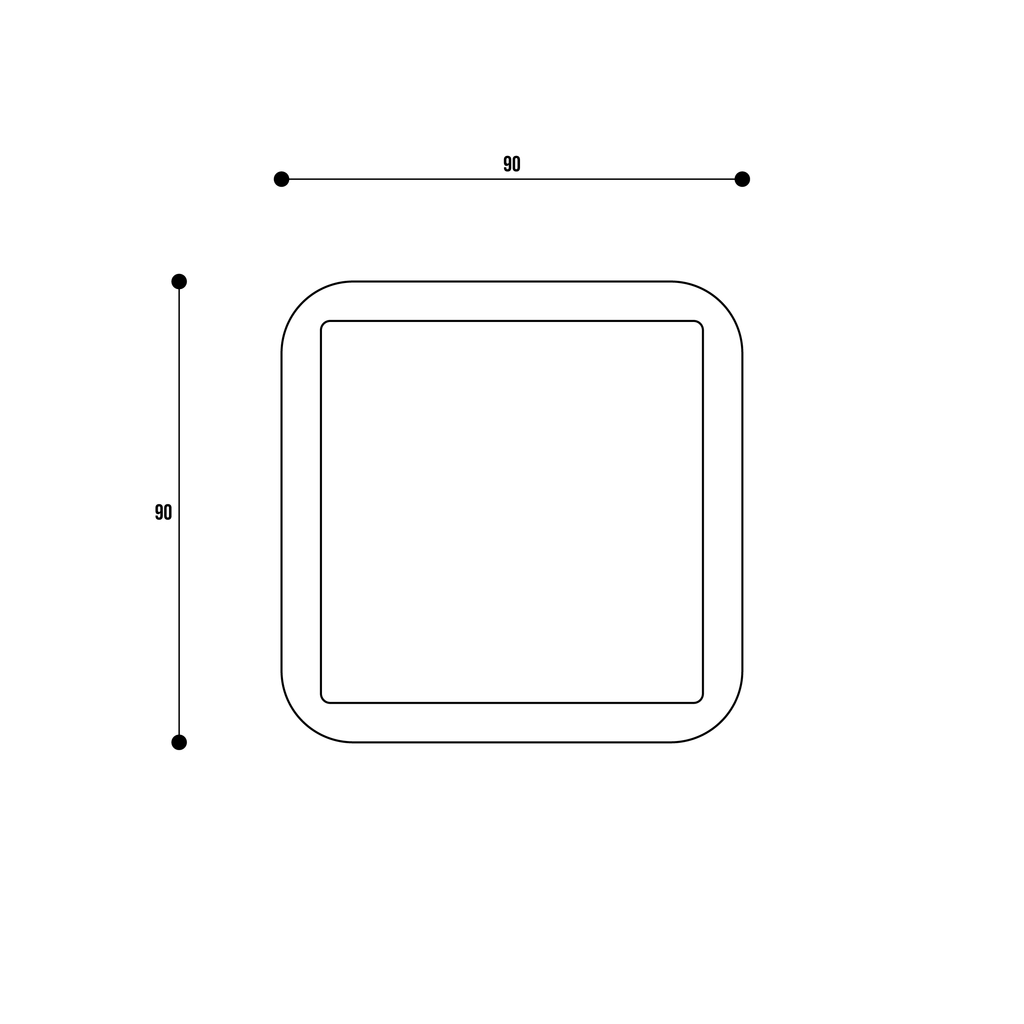 Guarnizione G2M1 per ventosa CNC M1 90×90 mm