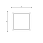 Guarnizione G2M1 per ventosa CNC M1 90×90 mm