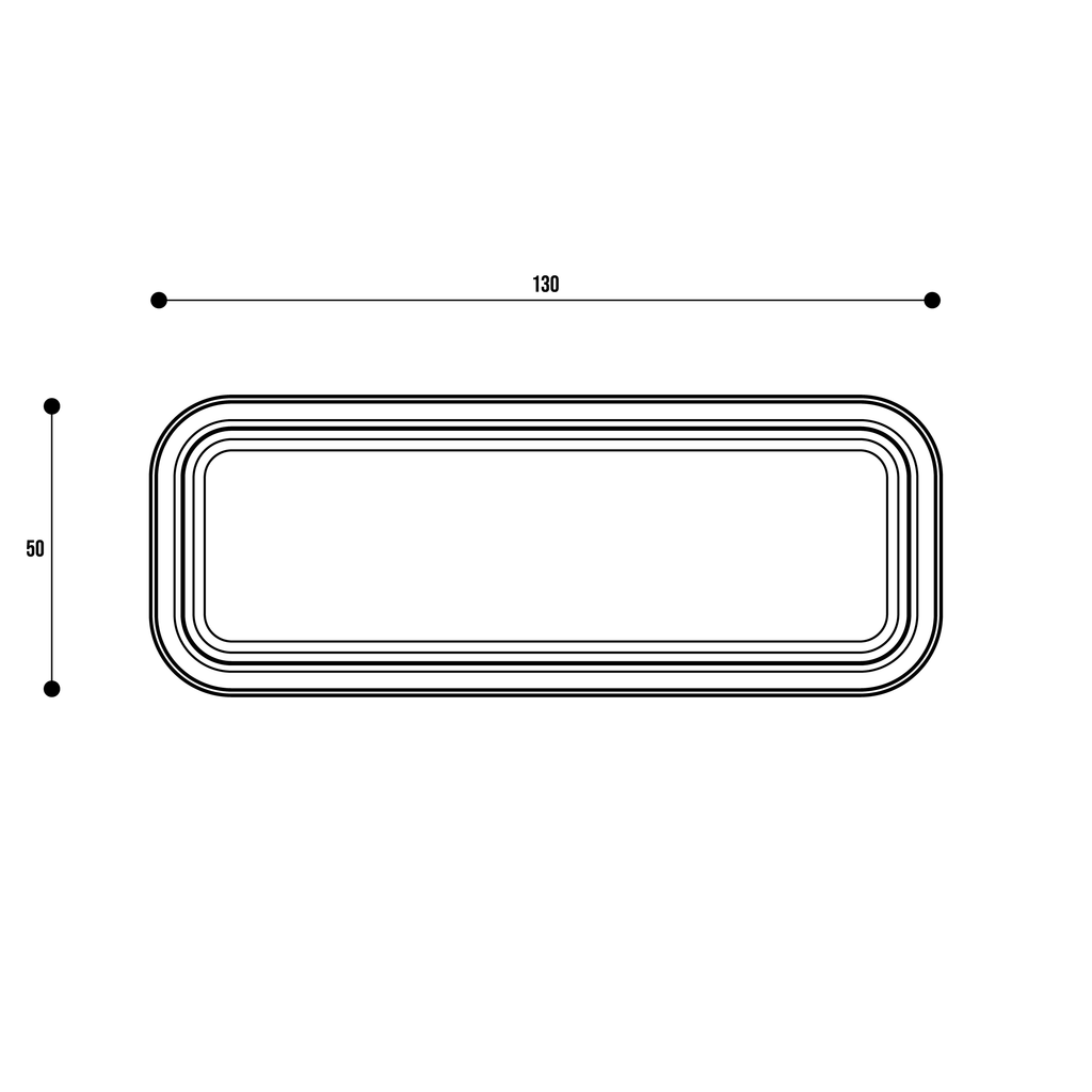 Guarnizione GF1 per ventosa CNC F1 155 × 45 mm