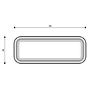 Guarnizione GF1 per ventosa CNC F1 155 × 45 mm