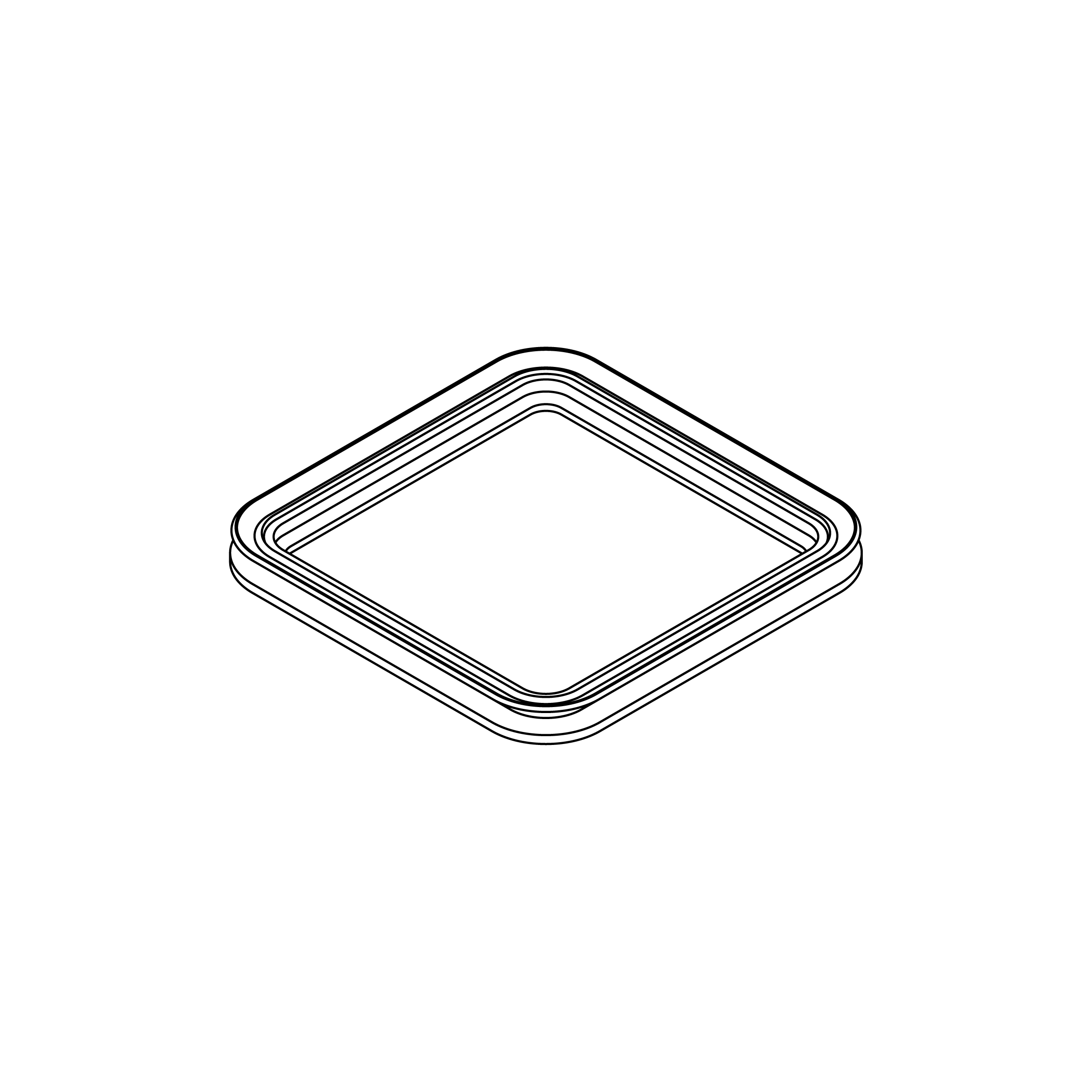 Guarnizione G1M1 per ventosa CNC M1 90×90 mm