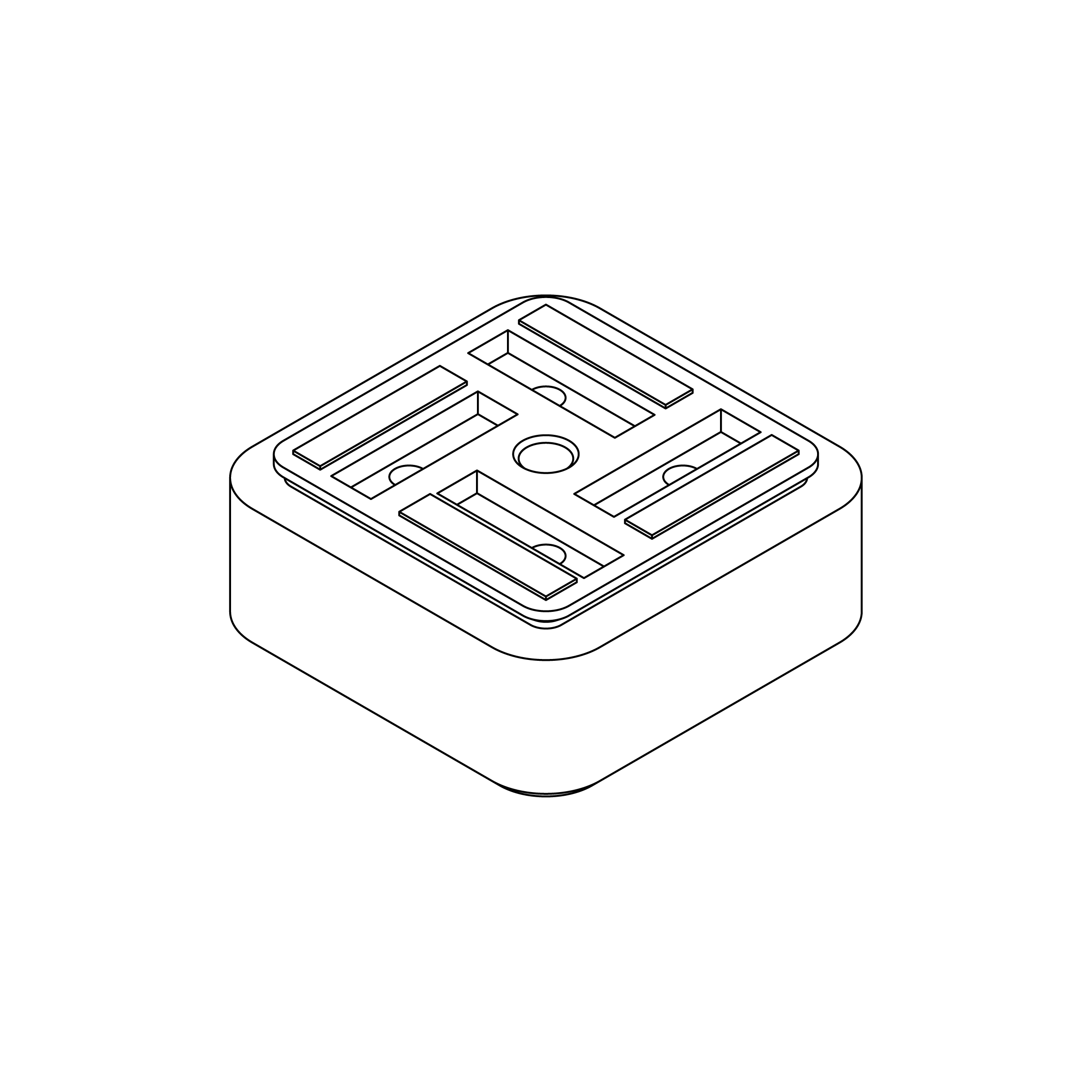 Potenziamento RHM1 per ventosa CNC M1 90×90 mm
