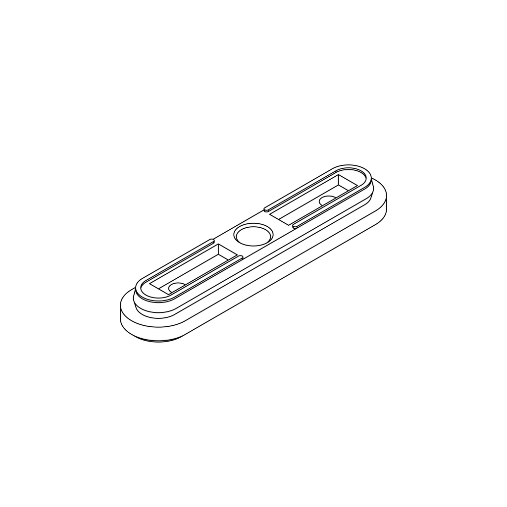 Ricambio corpo RF2 per ventosa CNC F2 136 × 30 mm