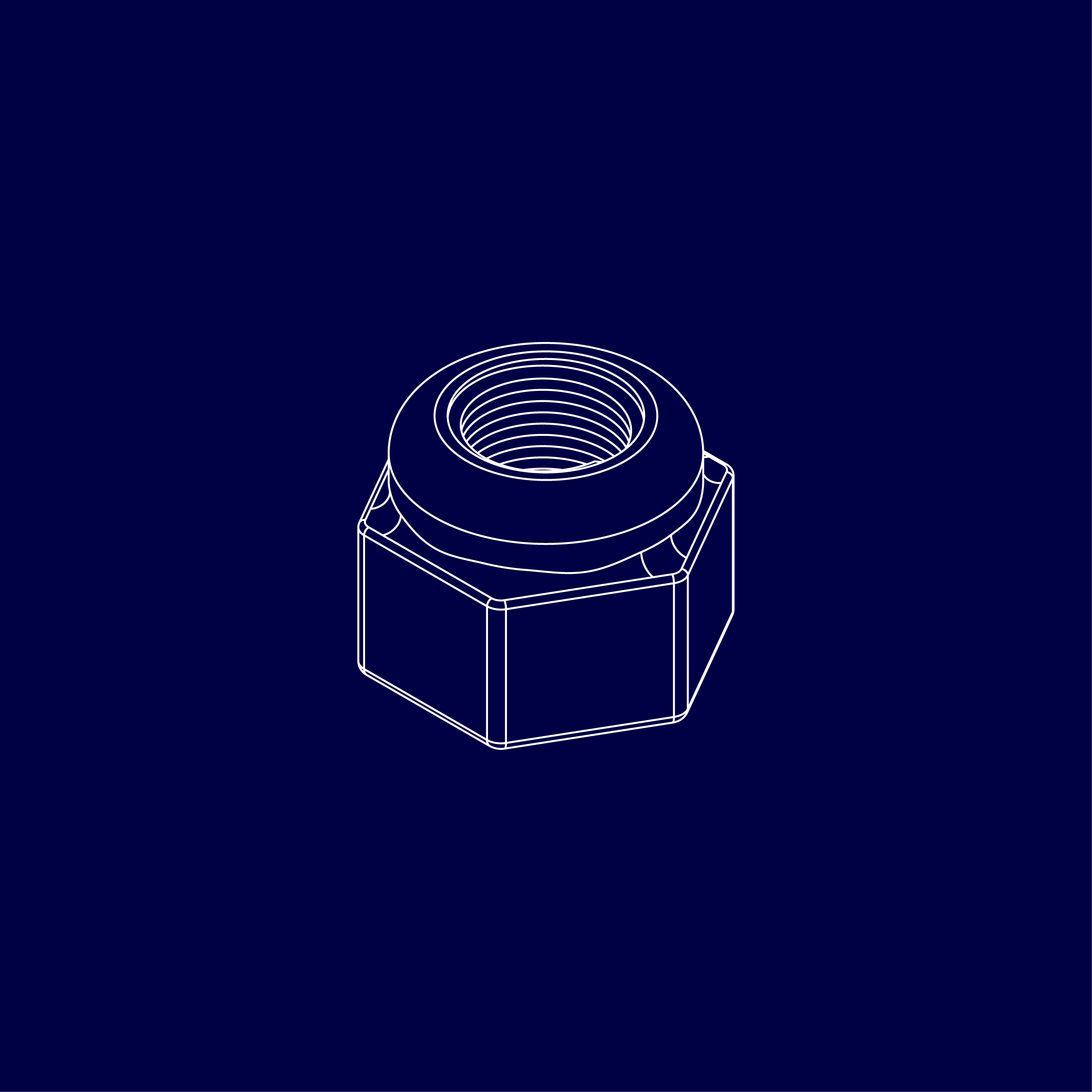 Dadi autobloccanti per ventose CNC