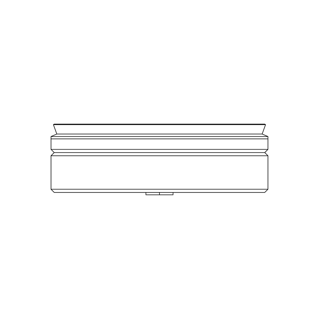Ventosa CNC F2 136 × 30 mm per piani flex-drive