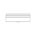 Ventosa CNC F2 136 × 30 mm per piani flex-drive