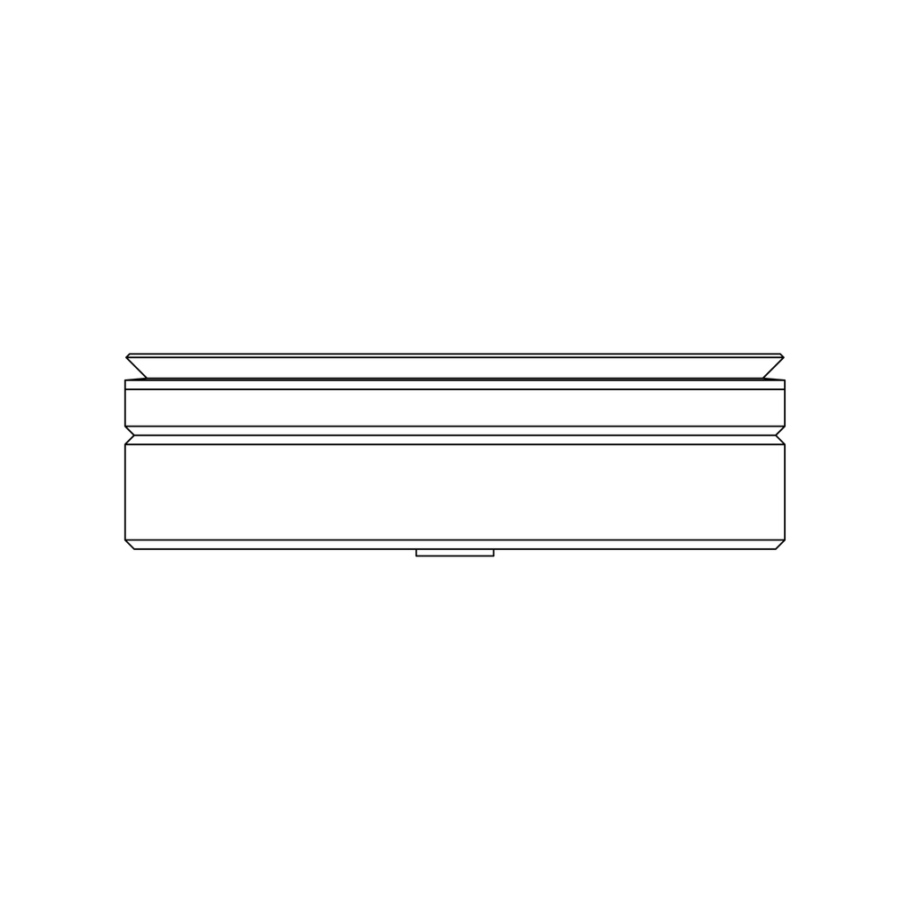 Ventosa CNC F1 155 × 45 mm per piani flex-drive