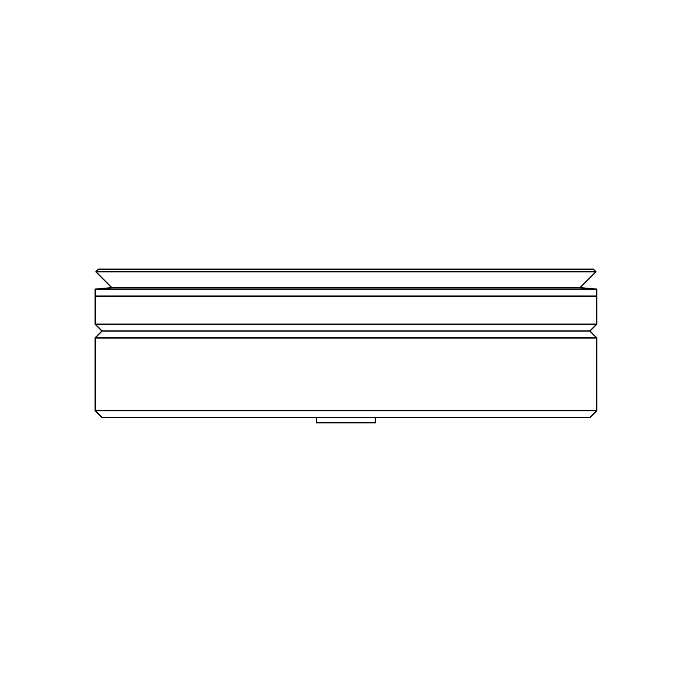 Ventosa CNC F1 155 × 45 mm per piani flex-drive