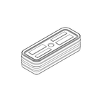 Ventosa CNC M2 130×50 – componente M2