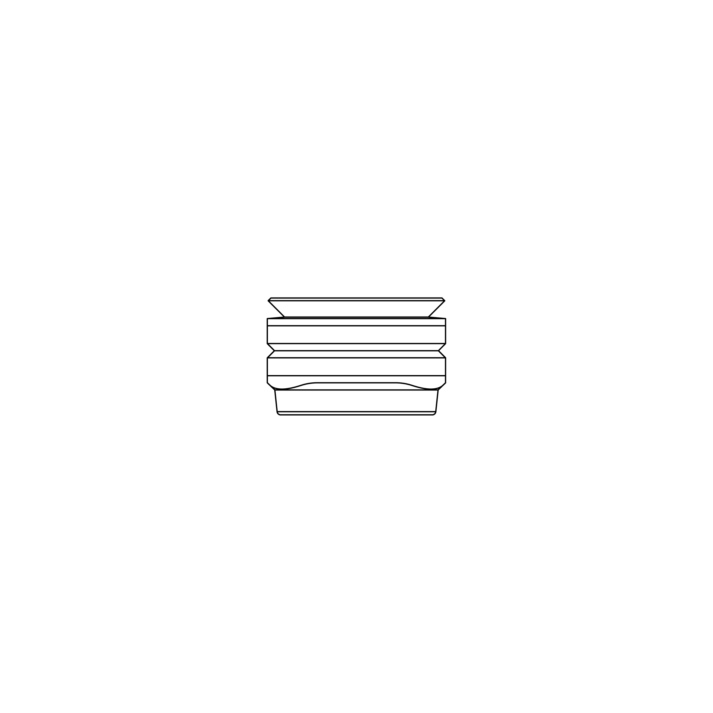 Ventosa CNC M2 130×50 – componente M2