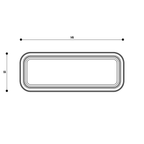 Guarnizione G1F1 per ventosa CNC F1 145 × 55 mm