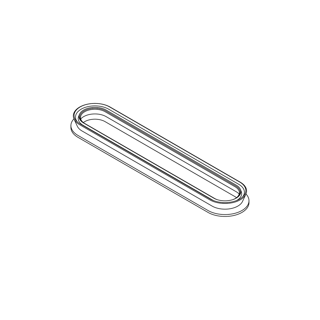 Guarnizione G1F4 per ventosa CNC F4 145 × 30 mm
