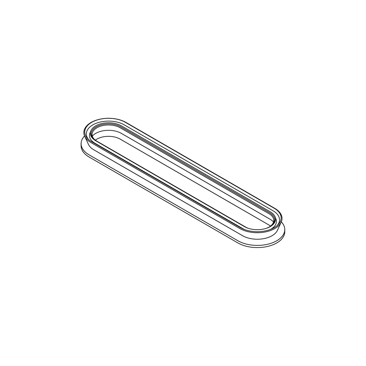 Guarnizione G1F4 per ventosa CNC F4 145 × 30 mm