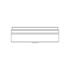 Ventosa CNC F2 136 × 30 mm per piani flex-drive